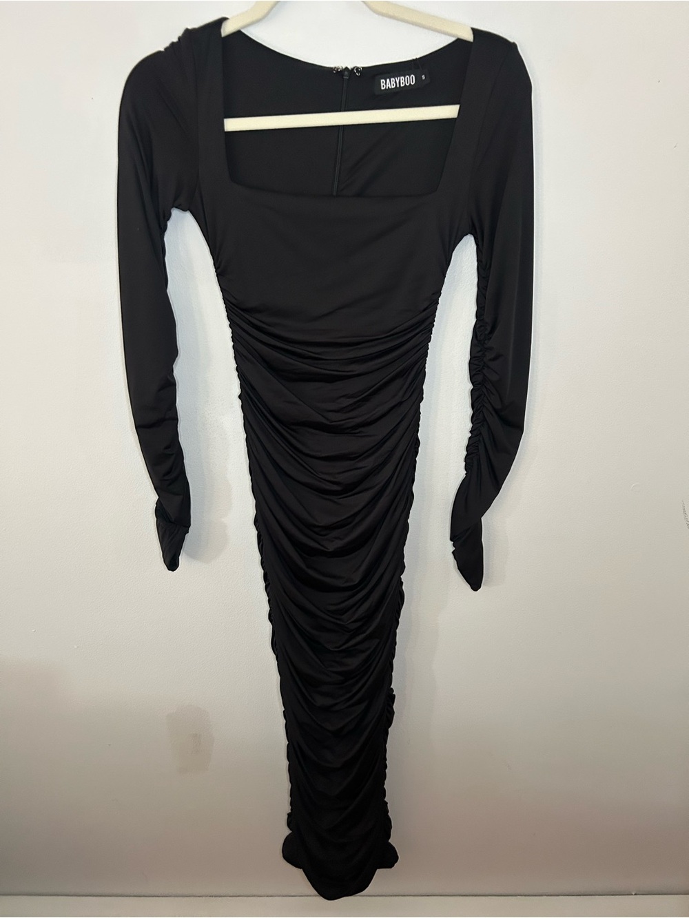 Babyboo NWT Wren Black Midi/Maxi Dress size small - Picture 2 of 4